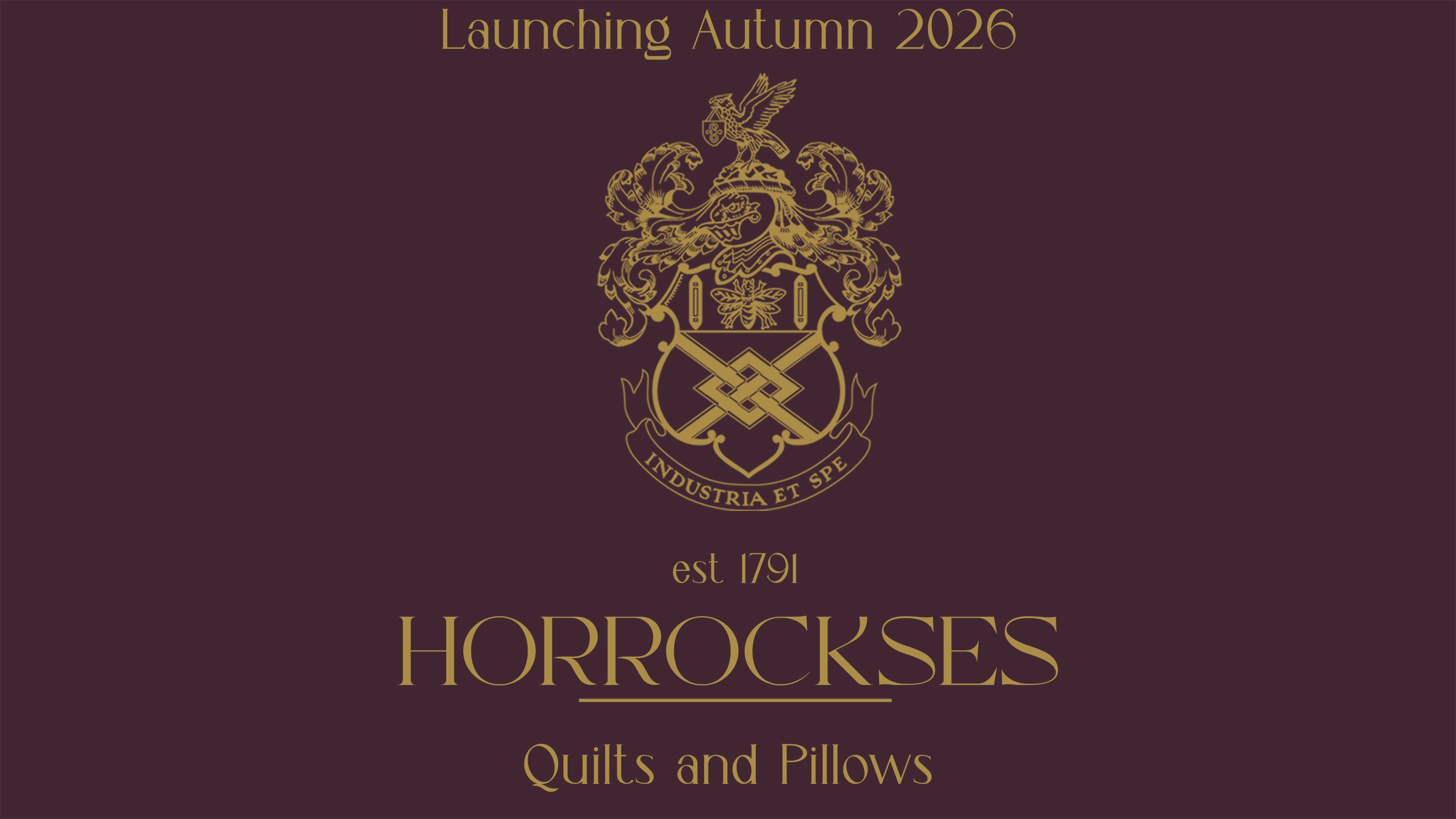 Horrockses — Quilts and Pillows, launching Autumn 2026